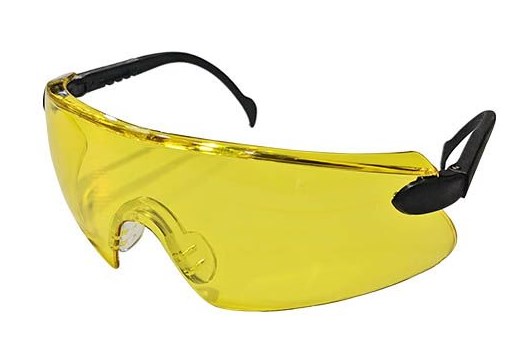 Очки защитные желтые CHAMPION C1006 (С1006) Очки защитные и щитки