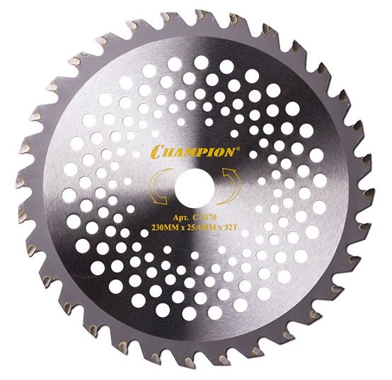 Нож с зубцами из твердого сплава Strong 32/230/25,4 (SRM-2305SI,SRM-2655SI) CHAMPION C5170 Ветеринария и уход за КРС