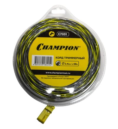 Корд трим.Tornado 2.4мм* 68м CHAMPION C7051 Кусторезы